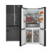Отдельностоящий холодильник с инвертором Weissgauff WCD 590 NoFrost Inverter Premium EcoFresh Inox Glass