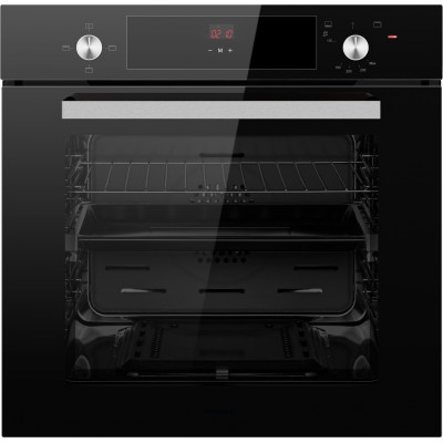 Духовой шкаф газовый Weissgauff WGO 706 D BLACK GLASS