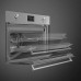 Компактный духовой шкаф с пароваркой Smeg SO4302S3X