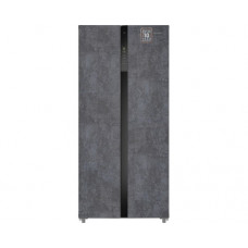 Отдельностоящий холодильник с инвертором Weissgauff WSBS 500 Inverter NoFrost Rock Glass