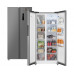 Отдельностоящий холодильник с инвертором Weissgauff WSBS 500 Inverter NoFrost Inox