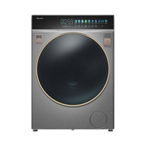 Стиральная машина с прямым приводом Weissgauff WM 58411 Direct Drive Inverter Premium Steam Steel