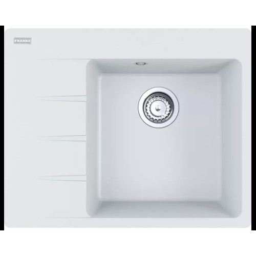 Мойка Centro CNG 611/211-62 TL Fragranite с крылом, цвет Белый, чаша слева