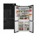 Отдельностоящий холодильник с инвертором Weissgauff WCD 510 Built-in Inverter NoFrost Black Glass