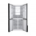 Отдельностоящий холодильник с инвертором Weissgauff WCD 450 White Rock Glass NoFrost Inverter