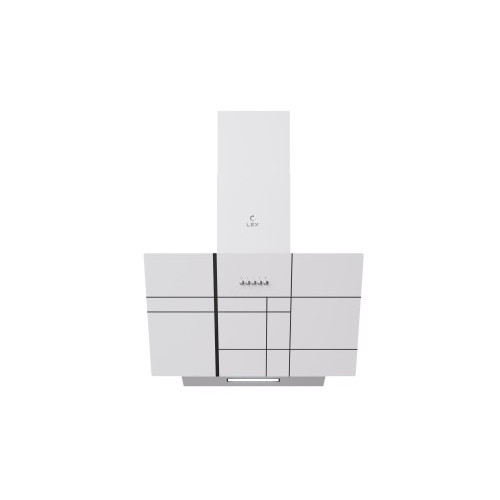 Вытяжка кухонная наклонная LEX MOZA 600 R1 White