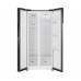 Отдельностоящий холодильник с инвертором Weissgauff WSBS 500 Inverter NoFrost Rock Glass