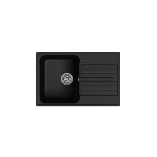 Мойка кухонная кварцевая LEX Geneva 740 Black