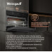 Встраиваемый компактный духовой шкаф с СВЧ Weissgauff OE 4551 DB Black Edition