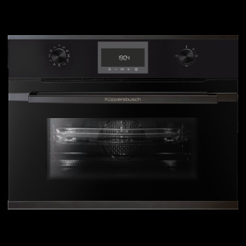 Компактный духовой шкаф с микроволнами Kuppersbusch CBM 6330.0 S2 Black Chrome