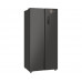 Отдельностоящий холодильник с инвертором Weissgauff WSBS 500 Inverter NoFrost Dark Grey