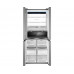 Отдельностоящий холодильник с инвертором Weissgauff WCD 450 XNF Built-in