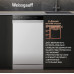 Посудомоечная машина c авто-открыванием и инвертором Weissgauff DW 4539 Inverter Touch AutoOpen White