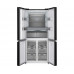 Отдельностоящий холодильник с инвертором Weissgauff WCD 590 Nofrost Inverter Premium EcoFresh Rock Glass