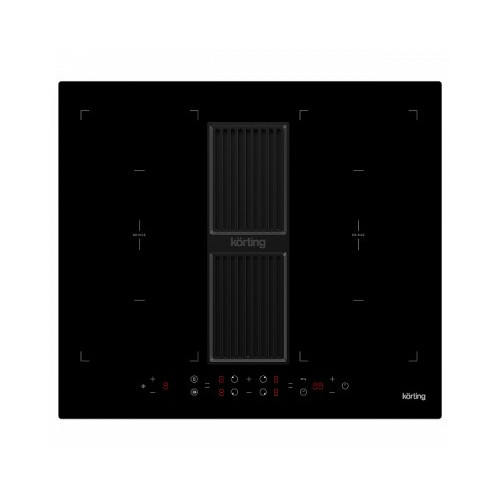 Индукционная варочная панель Korting с интегрированной вытяжкой HIBH 68980 NB
