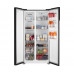 Отдельностоящий холодильник с инвертором Weissgauff WSBS 600 NoFrost Inverter Bru Steel Glass