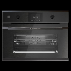Компактный духовой шкаф с микроволнами Kuppersbusch CBM 6350.0 GPH 2 Black Chrome