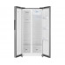 Отдельностоящий холодильник с инвертором Weissgauff WSBS 500 Inverter NoFrost Inox