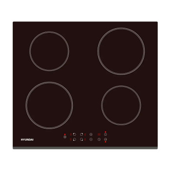 Встраиваемая варочная панель индукционная HYUNDAI HHI 6740 BG черный