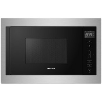 Встраиваемая микроволновая печь Brandt BMG2120X черный/серебристый