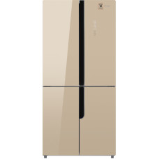 Отдельностоящий холодильник с инвертором Weissgauff WCD 470 BeG NoFrost Inverter