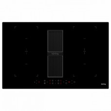 Индукционная варочная панель Korting с интегрированной вытяжкой HIBH 84980 NB
