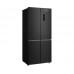 Отдельностоящий холодильник с инвертором Weissgauff WCD 590 Nofrost Inverter Premium Ecofresh Dark Inox