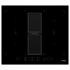 Индукционная варочная панель Korting с интегрированной вытяжкой HIBH 68980 NB