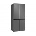 Отдельностоящий холодильник с инвертором Weissgauff WCD 590 NoFrost Inverter Premium Ecofresh Bru Steel Glass