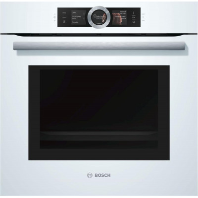 Духовой шкаф с микроволнами и паром Bosch HNG6764W6