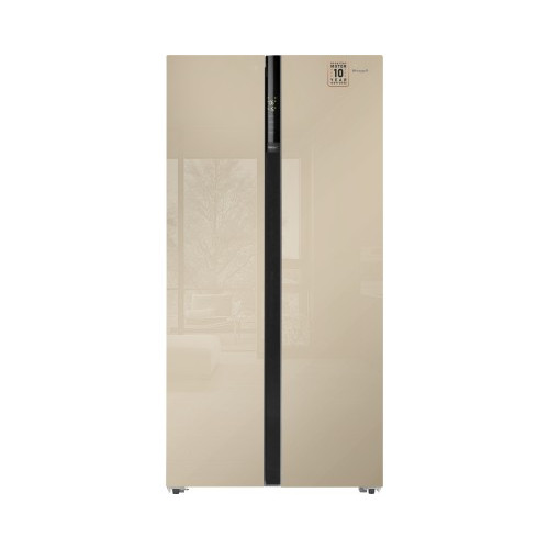 Отдельностоящий холодильник с инвертором Weissgauff WSBS 600 BeG NoFrost Inverter