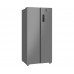 Отдельностоящий холодильник с инвертором Weissgauff WSBS 500 Inverter NoFrost Inox