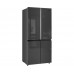 Отдельностоящий холодильник с инвертором Weissgauff WCD 590 NoFrost Inverter Premium EcoFresh Inox Glass