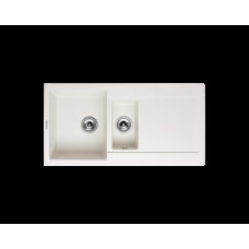 Кухонная мойка Kuppersberg MODENA 1,5B2D WHITE ALABASTER