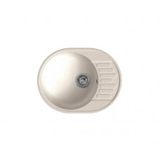 Мойка кухонная кварцевая LEX Orta 620 White