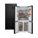 Отдельностоящий холодильник с инвертором Weissgauff WCD 590 Nofrost Inverter Premium Ecofresh Dark Inox