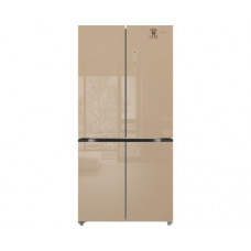 Отдельностоящий холодильник с инвертором Weissgauff WCD 510 Built-in Inverter NoFrost Сhampagne Glass