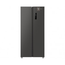 Отдельностоящий холодильник с инвертором Weissgauff WSBS 500 Inverter NoFrost Dark Grey