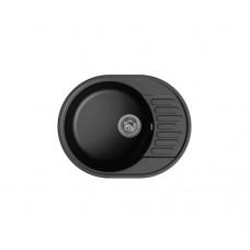 Мойка кухонная кварцевая LEX Orta 620 Black