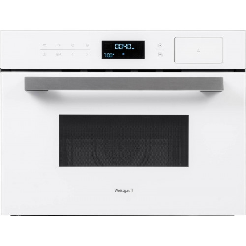 Встраиваемый компактный духовой шкаф с СВЧ и паром Weissgauff OEMS 459 PDW