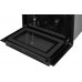 Встраиваемый компактный духовой шкаф с СВЧ Weissgauff OE 449 PDBK Black Edition