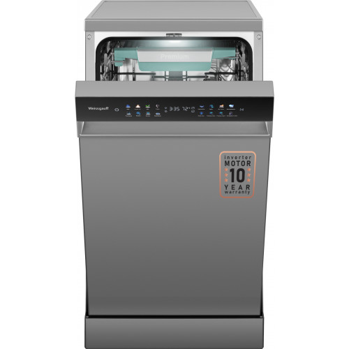 Посудомоечная машина c авто-открыванием и инвертором Weissgauff DW 4539 Inverter Touch AutoOpen Inox