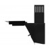 Каминная вытяжка Weissgauff Yota 606 touch double black glass