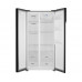 Отдельностоящий холодильник с инвертором Weissgauff WSBS 600 NoFrost Inverter Dark Grey Glass
