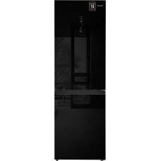 Отдельностоящий холодильник с инвертором Weissgauff WRK 185 Total NoFrost Inverter Black Glass
