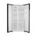 Отдельностоящий холодильник с инвертором Weissgauff WSBS 600 NoFrost Inverter Inox Glass