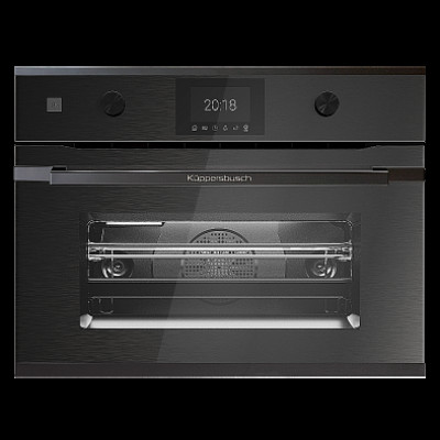 Компактный духовой шкаф с микроволнами Kuppersbusch CBM 6350.0 GPH 2 Black Chrome