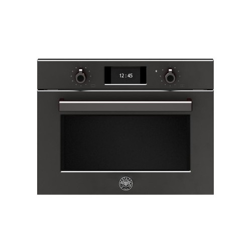 Встраиваемый комбинированный духовой шкаф с СВЧ Bertazzoni Professional F457PROMWTN черный