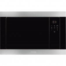 Встраиваемая микроволновая печь Smeg FMI320X2 серебристый