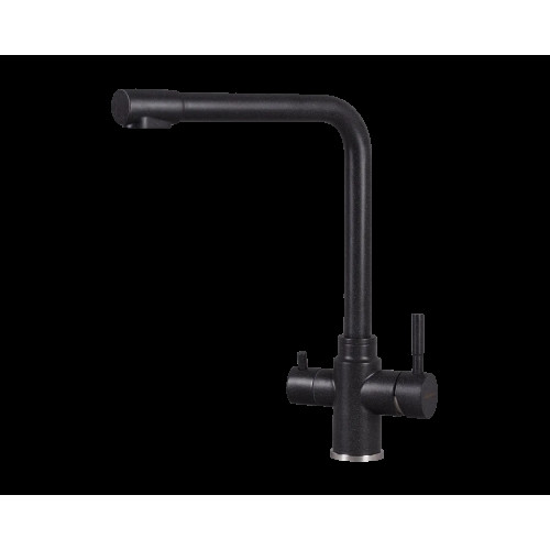 Кухонный смеситель Kuppersberg Geo KG2385CR BLACK METAL.